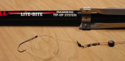 picture, tip up rigged