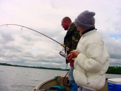 Fishing Action Valora Lundberg 6-28-08