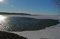 image of open water on lake Winnibigoshish