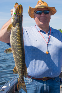 image of paul kautza with big pike