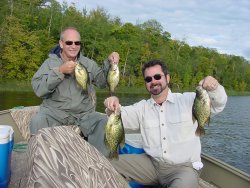 Sand Lake Crappie, great spring & fall fishing