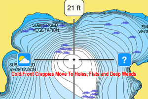 image of crappie location on map