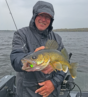 image of jeff sundin with nice walleye