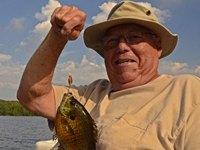 Bluegill caught by Mike Nolan on Lake Wabana