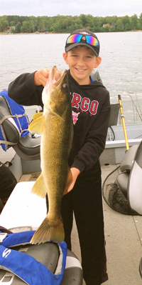 Walleye Caught On Pokegama Lake by Joshua Ward