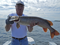 Northern Pike caught on Lake Winnibigoshish