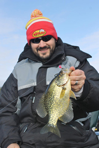 Blake Liend with Crappie In Hand