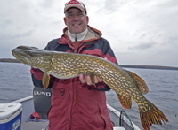 Chuck Walior with Northern Pike