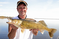 Walleye Caught By Cliff Hook on Round Lake