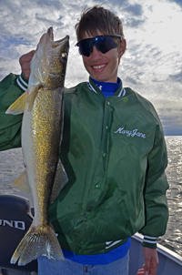 Walleye caught by Jacob Krug on Winnibigoshish