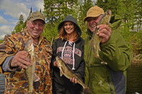 Walleyes caught on Sand Lake 