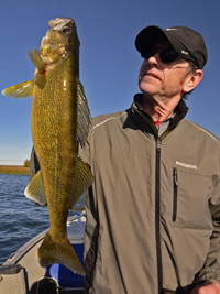 Walleye caught by Brian Shields on Sand Lake