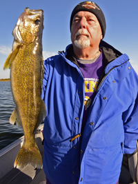 Ed Goettl showing nice Walleye