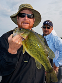 image of largemouth bass caught during the daikin fisharoo