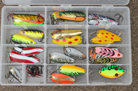 image of assorted spoons for fishing northern pike 