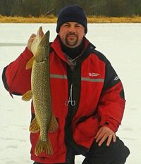 image of Brian Castellano with nice Northern Pike