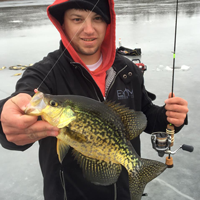 image of Cody Pihlaja with a nice slab Crappie