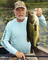 image of Greg Clusiau with Largemouth Bass