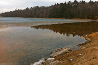 image of ice conditions at Cutfoot Sioux Seeleye Landing