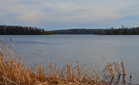 image of ice out on Pokegama Lake Grand Rapids