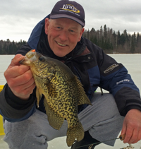 image of Jeff Sundin with nice Crappie