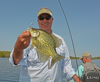 image of Mark Huelse with big Crappie