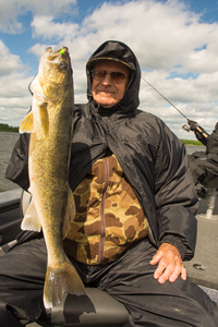 image of Dick Slater with big Walleye