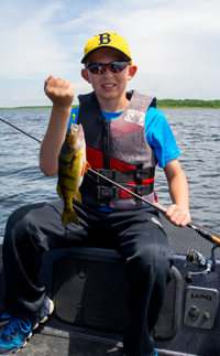 image of Jack Skoglund with big perch