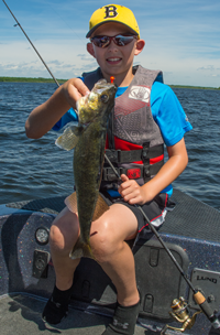 image of Jack Skoglund with Nice Walleye