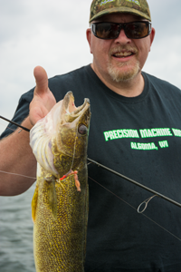image of Scott Hauke with big Walleye