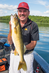 image of Randy Swenson with Big Walleye