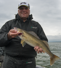 image of walleye caught on Leech Lake