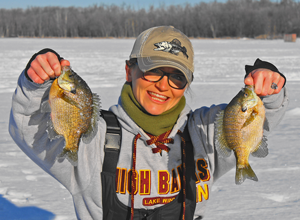 image of Erin Budrow with nice sunfish