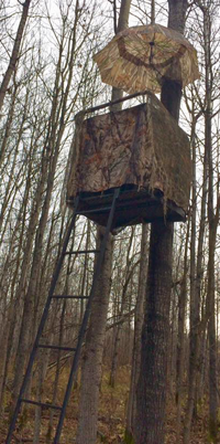 image of deer stand