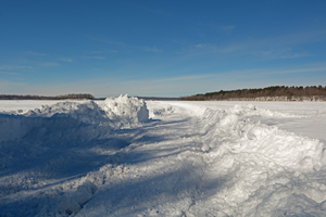image of snow cover on cutfoot sioux