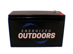 image of energized outdoors lithium battery
