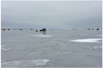 image of ice conditions on red lake