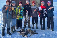image of kids with walleyes