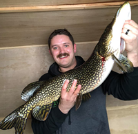 image of Carl Gaalaas with big pike