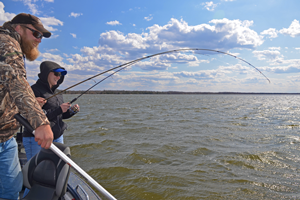 image of annalee and austin jones catching fish