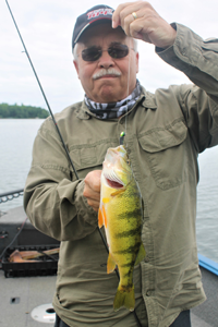 image of Terry Wickstrom with huge perch