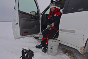 image of Erin Charlton fishing