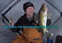 Image links to a Lindy Fish Ed TV episode that teaches you how to talk to the walleyes