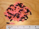 Tube Skirts 1-1/2 inch Pink & Black 100 pack