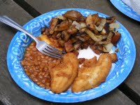 Finished Walleye Shore Lunch