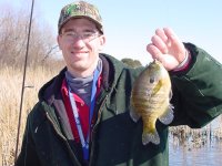 image of matt mattson with nice bluegill