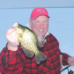 image of jeff sundin with big crappie