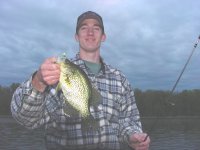 image of matt mattson with big crappie