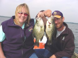 fishing customers with big crappies 