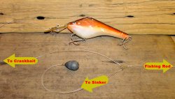 Musky Trolling 3 Way Drop Rig